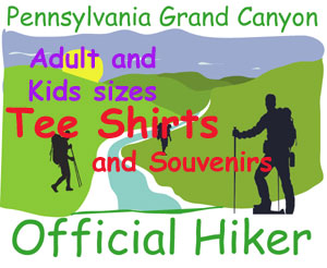 PA Grand Canyon Tee Shirts and Souvenirs