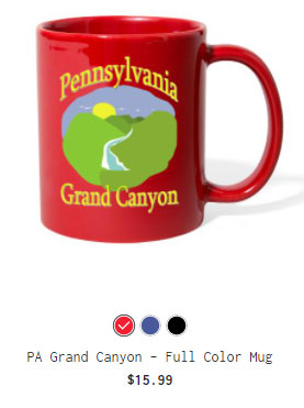 PA Grand Canyon Tees and Souvenirs