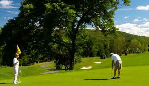 Poconos golfing.