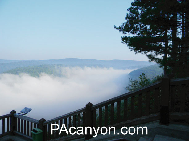 PA Grand Canyon misty morning.